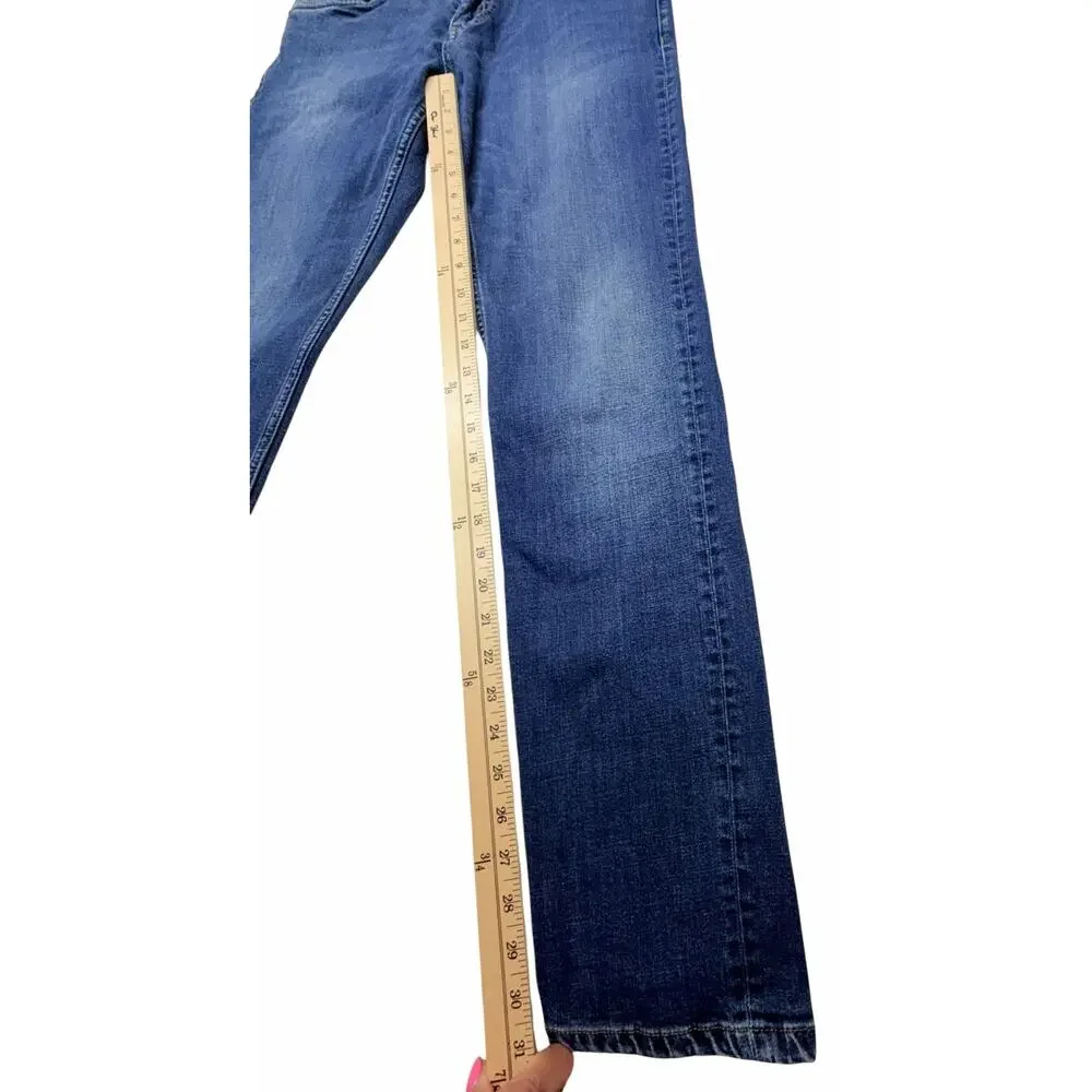 International Laundry Johnny Jeans Mens 32x31 Blue Denim Straight Leg Distressed